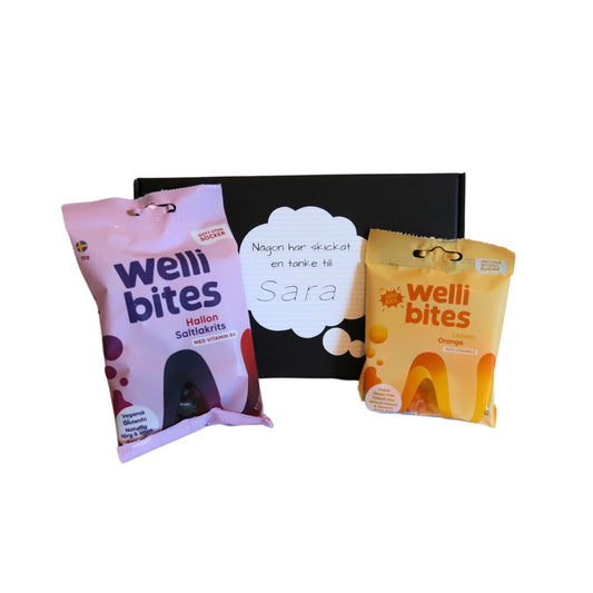 Sockerfriaboxen Wellibits godisbox